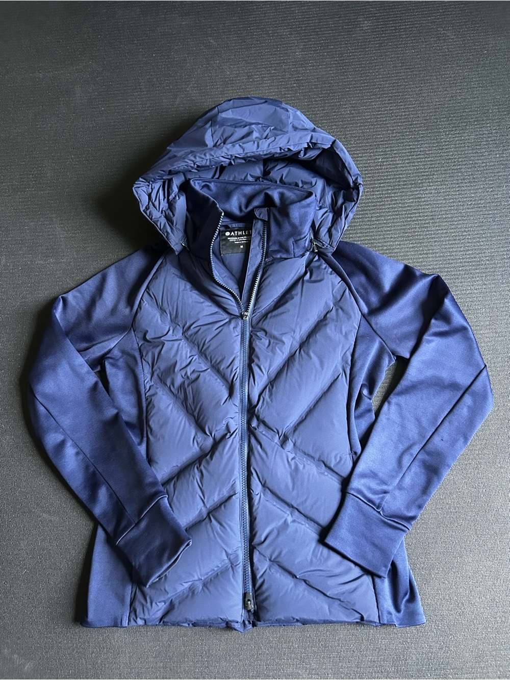 Athleta Inlet Jacket navy blue size medium